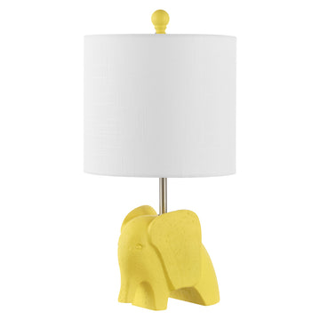 Koda Eclectic Southwestern Resin/Iron Elephant LED Kids Table Lamp - JONATHAN Y